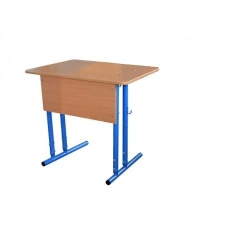 Pupil's table "Shkolnik" 1-seat adjustable with table top tilt angle, article no. 50088