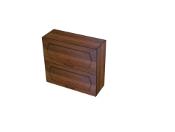 Hinged wardrobe with lifting mechanism