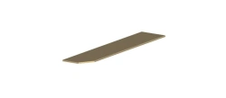 Worktop 2440*600*38 LD.288080.000 left corner cut (Ochre 1059N2 )