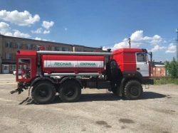 Tank truck for transporting food liquids or technical water ACPT, ACV, AC 4671J7-20 on chassis Ural - 5557-80
