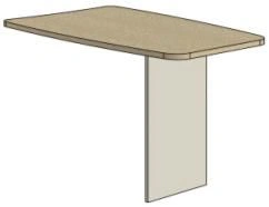 Briefing-attachment (to the executive desk). Set of furniture "Gamma"