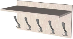 Hanger with 5 hooks 600x266x300 LDF 16mm