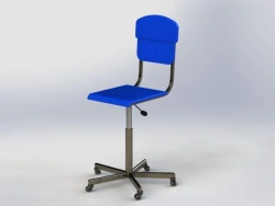 Chair with backrest