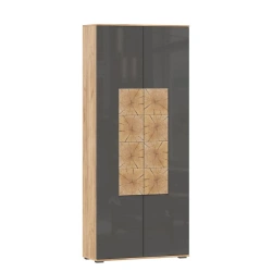 Fiji LD.659310.000 Double wardrobe (Oak Gold/Antracite )
