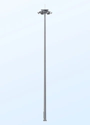 Mast with mobile crown