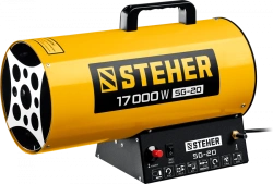Gas fan heater of "STEHER" trade mark, model SG-20