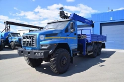 Crane-manipulator truck (flatbed), Flatbed truck with CMU (version with CMU: ANT 1.8-2, ANT 2.5-2, ANT 4.4-1, ANT 5-2)