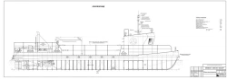 Offshore small fishing vessel for fish transportation, on-board number VO3448