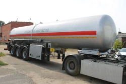 Semitrailer PRIZMA type 78384, Modification 7838432. Design variant - for transport of liquefied hydrocarbon gases.