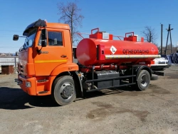 Fuel tanker type 5765C, modifications 5765C7 on chassis KAMAZ 43253-G5