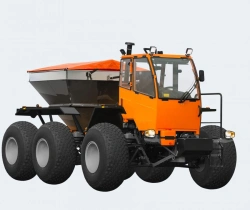 Self-propelled sprayer-spreader TUMAN-2M, complete with replaceable technological equipment (TUMAN-2 spreader)