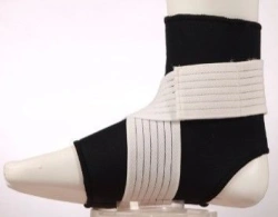 Bandage on ankle joint not detachable with additional tie Sh-1805