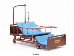 Functional medical bed with toilet unit MET, version MET REMEKS