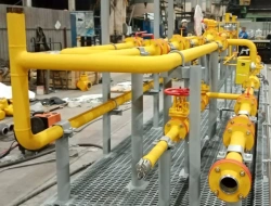 Fittings assembly of fuel gas preparation unit of heater AUPTG-1,6-3(USK).00.00.000
