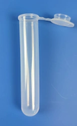 Non-sterile polymeric tube for in vitro diagnostics according to TU 32.50.50-021-54287340-2022: Round bottom tube P2K-16-80-PP
