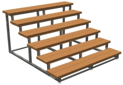 Outdoor mobile steps TV-MSUM-1.31.01