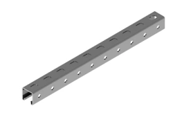 SMUP profile single 41x41x00x00, with overall dimensions from 41x41x200 mm to 41x41x6000 mm, with metal thickness from 2,0 mm to