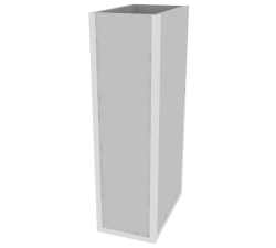 Decorative screen for communications 210x350x730mm (WxHxH)