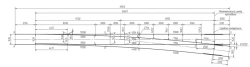 P65 type 1/9 gauge 1,435 mm railway crossing of the project 2434.00.000-70