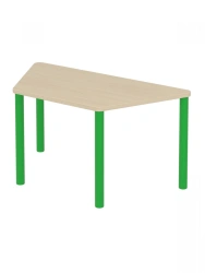 Children's trapezoidal table 520 / green