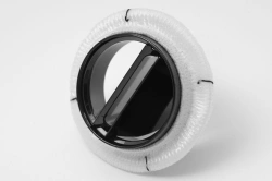 Heart valve prostheses with two pivoting flaps made of pyrocarbon with supraannular and intraannular cuff forms with antecubital