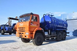 Slurry tanker (MB), UZST brand, type UZST05, modification 5676-22 on KAMAZ 65222-53 chassis.