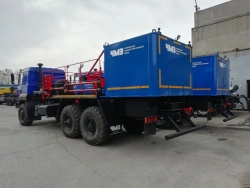 Cementing unit 707452 on Ural chassis type - 4320 (modifications 4320-1951-60, 4320-1951-62, 4320-1951-70, 4320-1951-72, 04320-,