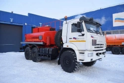 Fuel tanker, UZST brand, type 6619-60 on KAMAZ 43118-A5, 43118-50, 43118-RR, 43118-RS chassis.