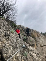 Via-ferrata sports playground