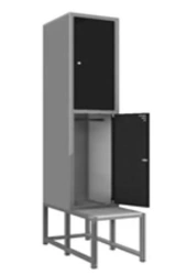 Wardrobe 2 sections with a bench