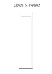 Sidewall window glass No.5 right PAZ 320425-04-5403092-01