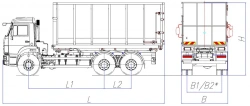 Self-loading multilift truck of model MK-4562-07