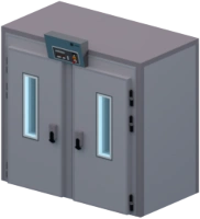 Isothermal proofing cabinet with electric heating prefabricated type "CLIMAT-AGRO"