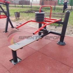 Adult outdoor exercise equipment Adult Bench Press with variable load TC 140