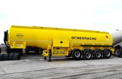 Semi-trailer-tanker for transport of light oil products BONUM 914211