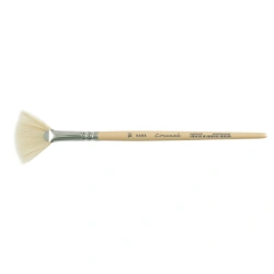 Pig bristle fan fine art brush