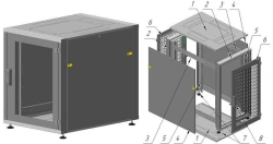 Telecommunication cabinet ??-?-16U-600?830?800-??