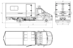 Cars of modification 3008EN based on GAZ chassis of modifications A21R22, A21R32, A22R22, A22R32, A23R22.