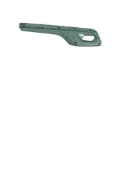 K0 LEFT door panel handle trim. BLACK. MISTRAL