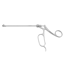 Set of rhinosurgical instruments for endoscopic surgeries in children to work with rigid rhinoscopes with fibre optics