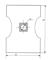 Medical sheets and napkins, single-use sterile (sheet for restricting the operating field with 2 oval cut-outs)