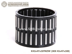 Deep groove needle roller bearing without rings 3 K 42*47*17E