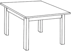 Dining room table