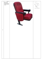Armchair on a metal frame, brand "Arfa", size: 520×520/700×900, thickness of a seat cushion 110 mm