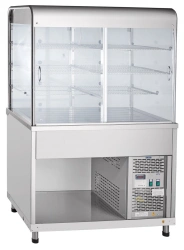 Refrigerated high-temperature display counter with neutral cabinet PVV(H)-70KM-S-NSH (Kashir.)