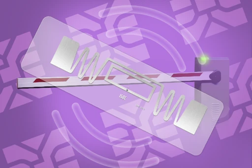 Transparent ISBC® UHF Labels 50x50mm for Non-Metallic Identification