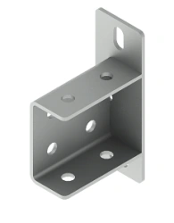Support connecting SM-V2-4, with overall dimensions from 169x60x100 mm to 210x60x100 mm, metal thickness 4,0 mm, thermodiffusi