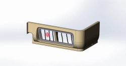 5299-401-5102035 SB Front left rear catwalk moulding