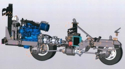 Transmission of snow loader IRBIS-350