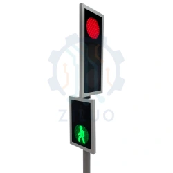 Model of traffic and pedestrian traffic lights
